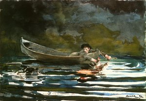 ハウンドアンドハンター 作： Winslow Homer